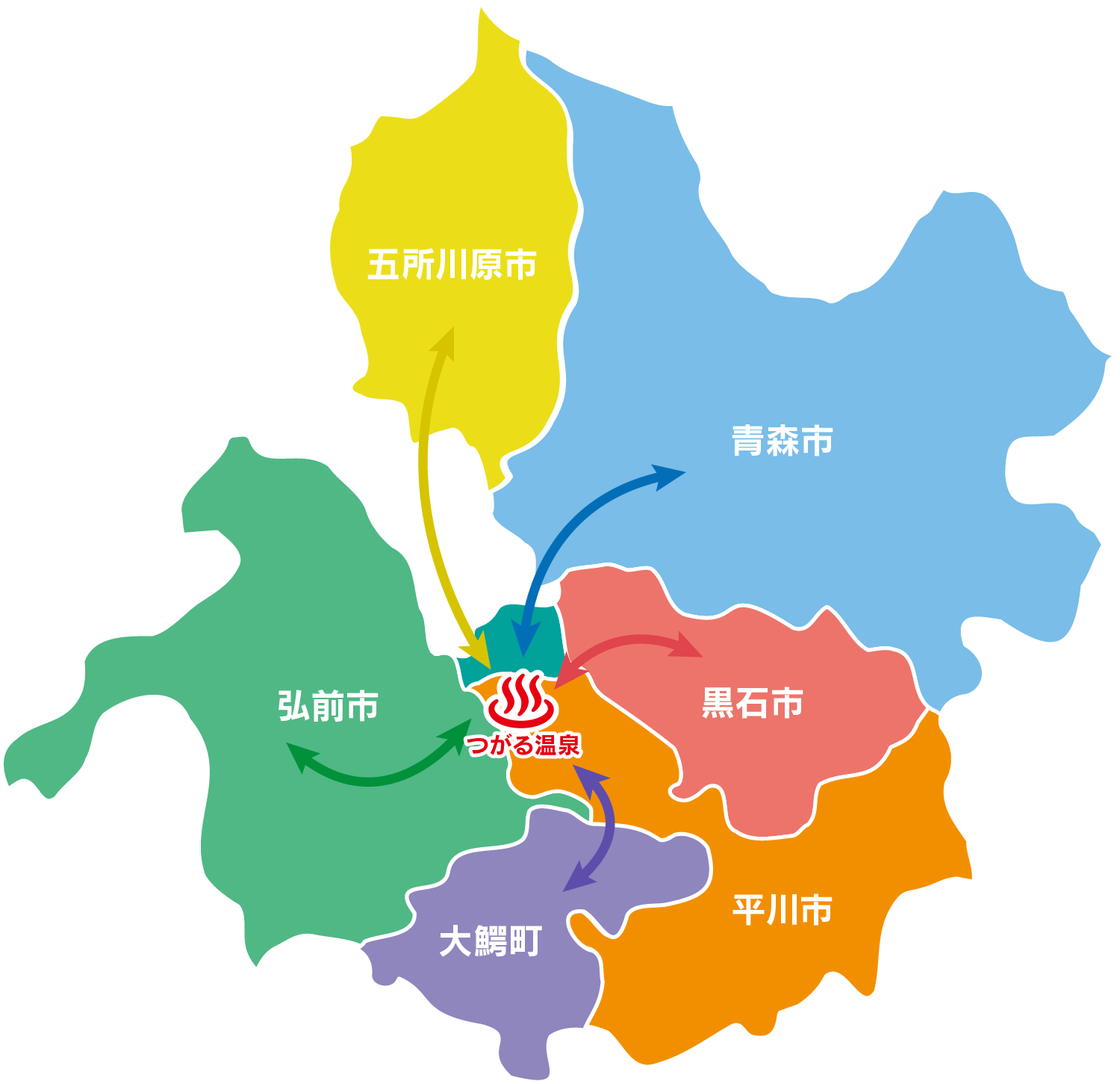 青森県の地図
